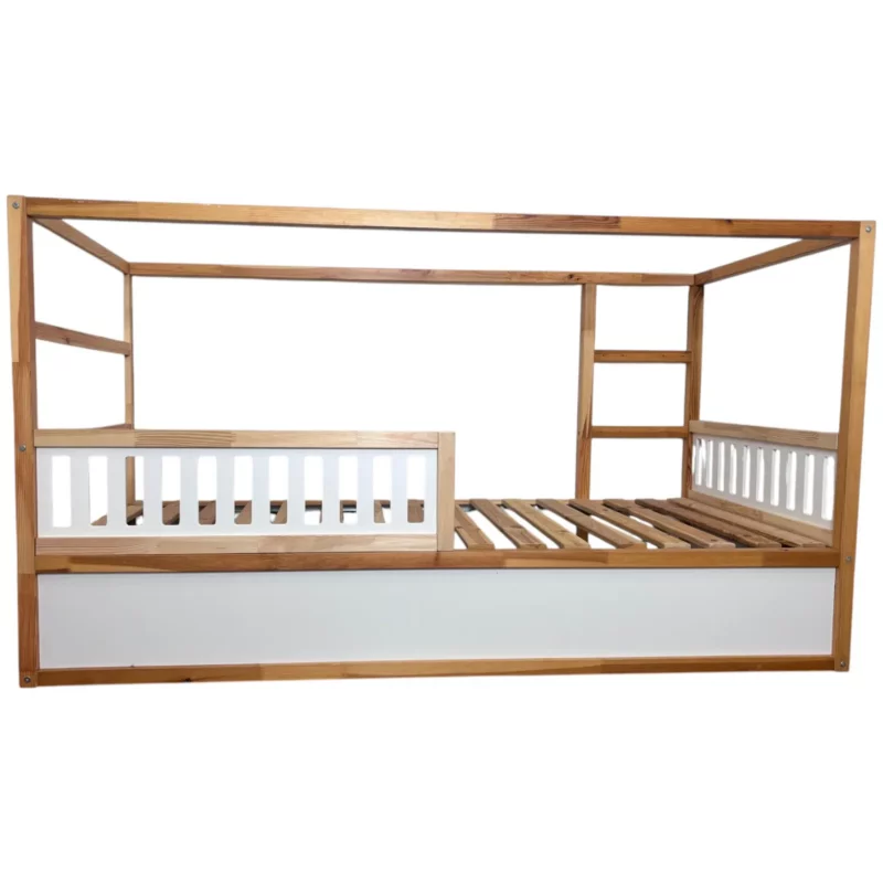 IKEA KURA Bett Untere Absturzsicherung VELO DUO 90×90 aus Holz und MDF