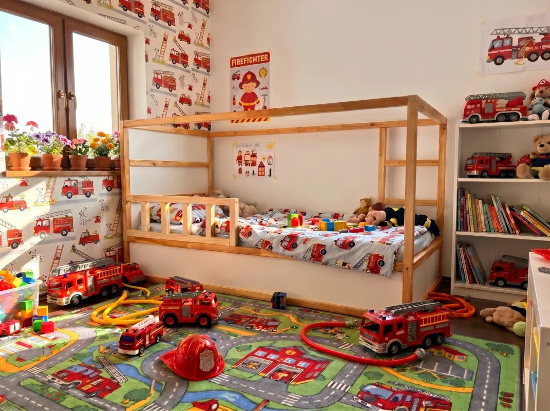 IKEA KURA Bett Unteres Schutzgitter NIVO 90 - nachher