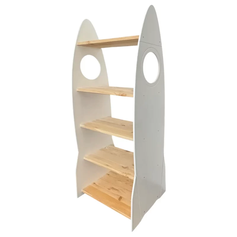 IKEA Kura Bett Montessori Regal RAKIETA MIDI Weiß - white