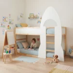 IKEA Kura Bett Rakete RAKETE Dekorative Seitenverkleidung Weiß