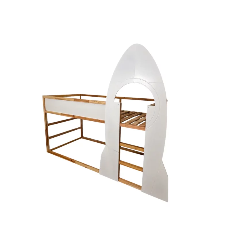IKEA Kura Bett Rakete RAKETE Dekorative Seitenverkleidung Weiß