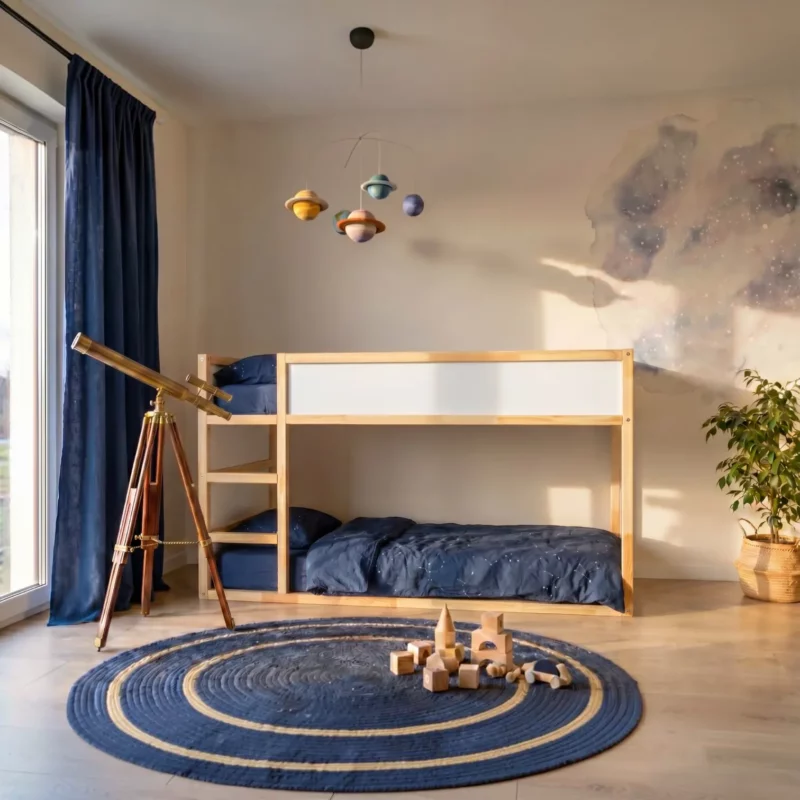 IKEA Kura Bett Rakete RAKETE Dekorative Seitenverkleidung Weiß - vorher