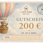 I LOVE KURA Gutschein 200 € - 200 UP,UP&AWAY
