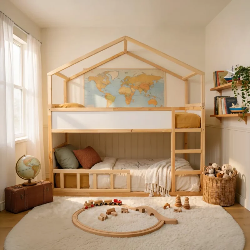 IKEA KURA Bett Hausdach Scandinavian Cliff Plus