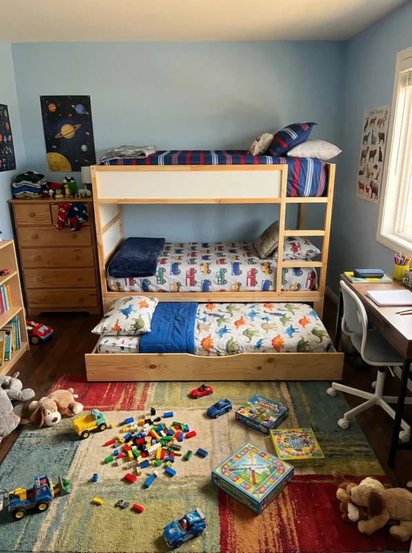 IKEA KURA Bett Schlafschublade 2in1 90x180 NestUp Sleep Naturholz