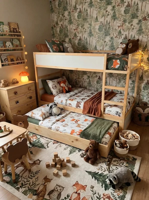 IKEA KURA Bett Schlafschublade 2in1 90x180 NestUp Sleep Naturholz