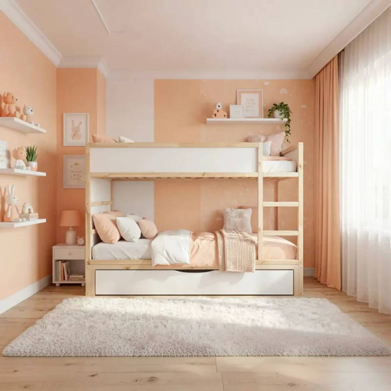 IKEA KURA Bett Stauraum Podest mit XL Schublade NestUp Storage XL Front Weiß